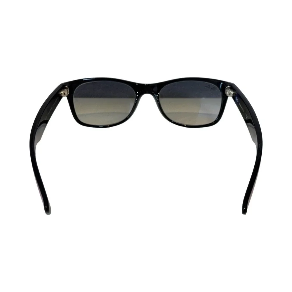 Ray-Ban New Wayfarer RB 2132 Black Purple Gradient Sunglasses Made in Italy